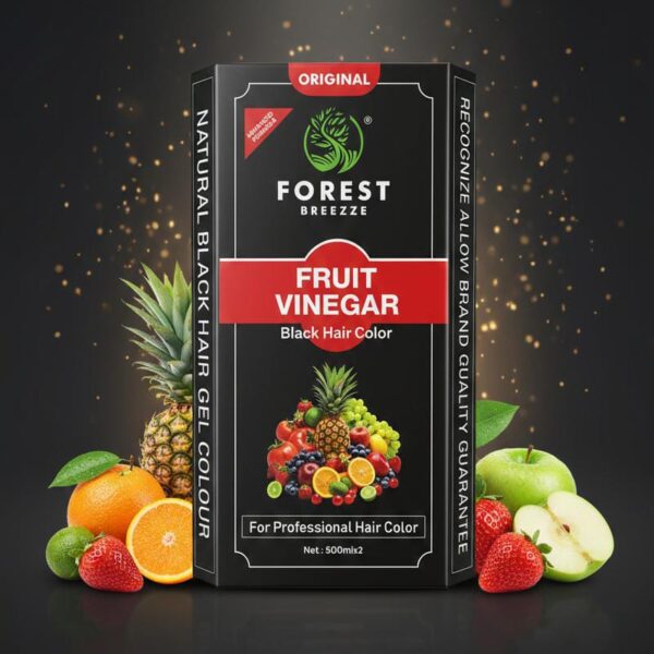Forest Breezze Black Hair Gel Colour (Fruit Vinegar)